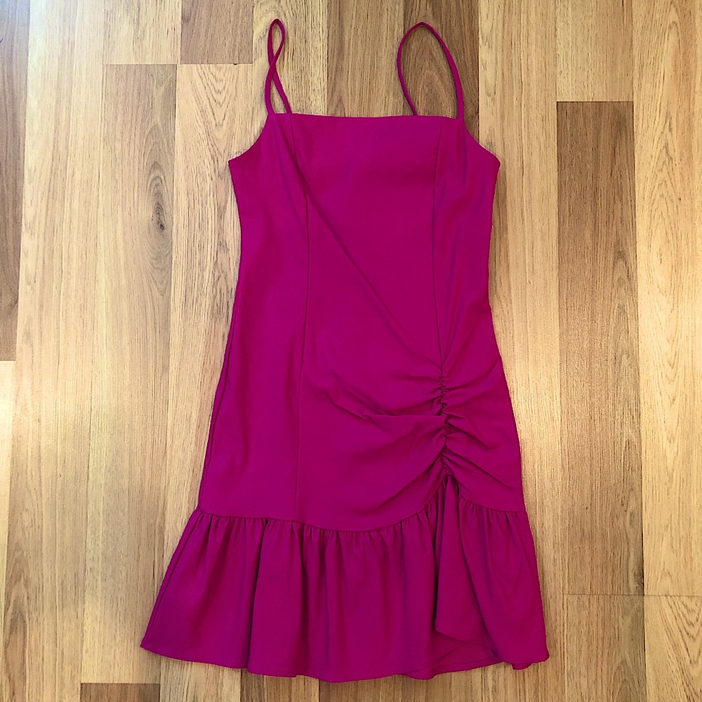 Magenta Bodycon Dress